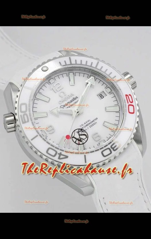 Omega Seamaster Planet Ocean Montre suisse 39MM - Réplique 1:1 Bracelet caoutchouc