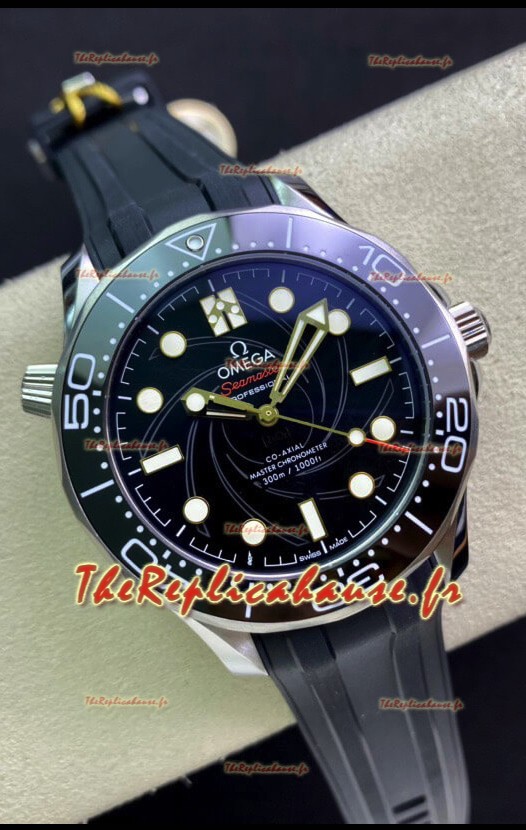Omega Seamaster Diver 300M Edition Réplique miroir 1:1 avec cadran noir 