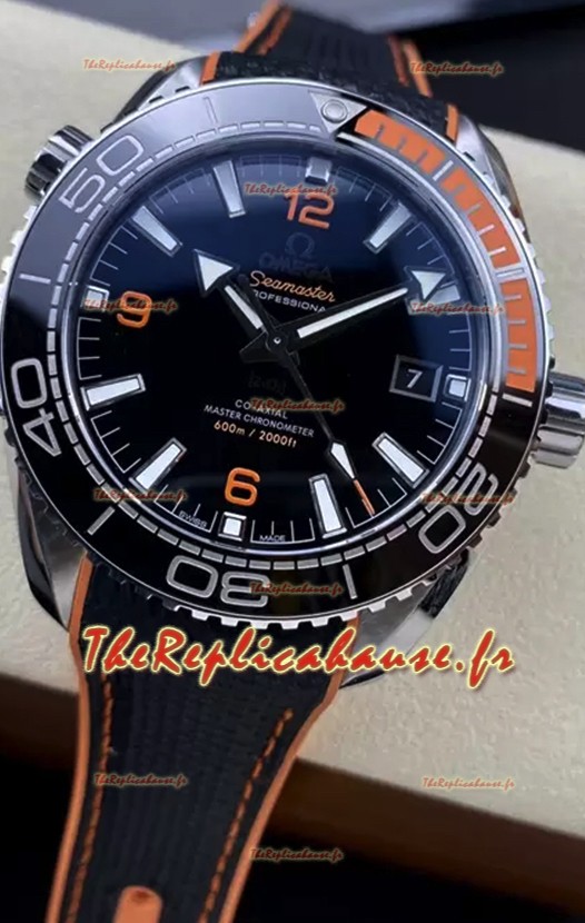 Omega Seamaster Planet Ocean 904L Montre en acier à cadran noir 43.5MM 1:1 Ultimate Edition