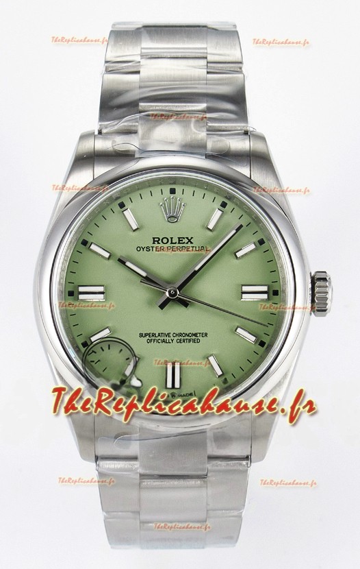 Rolex Oyster Perpetual Super Clone REF#126000 36 mm Cadran pistache Réplique suisse