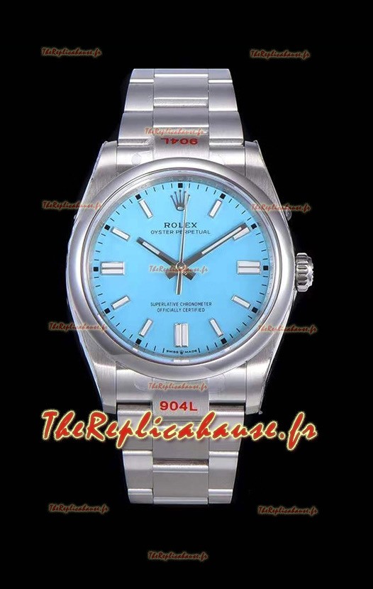 Montre Rolex Oyster Perpetual REF#124300 41MM Cal.3230 Mouvement Réplique Suisse Cadran Bleu Acier 904L Miroir 1:1 Réplique miroir
