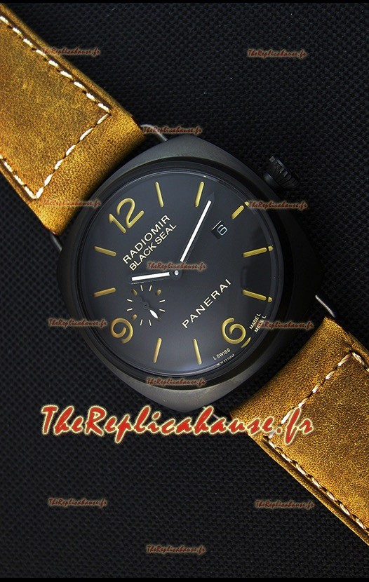 Montre Panerai Radiomir Black Seal PAM292 Japonnaise Cadran Noir Répliquée 