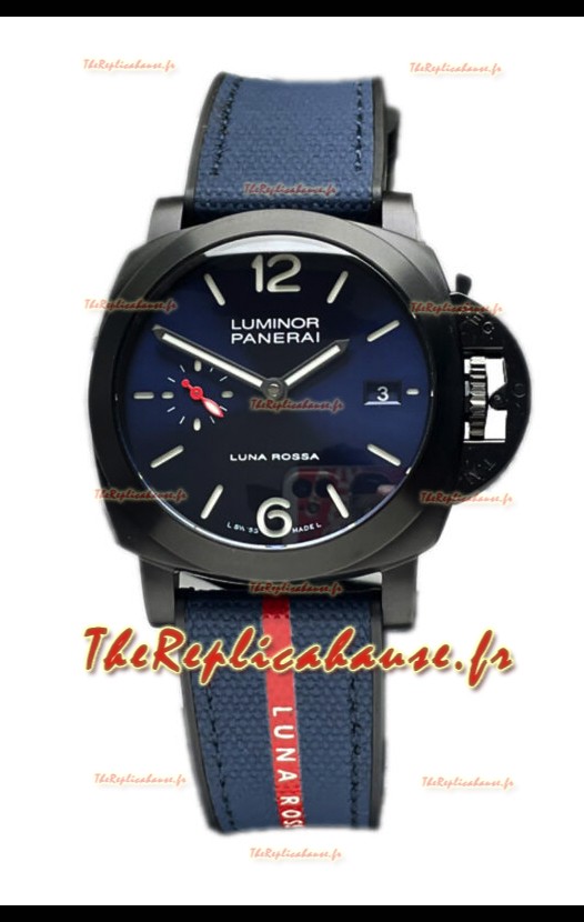 Panerai Luminor Marina PAM1408 Quaranta revêtement DLC Luna Rossa Montre réplique 1:1 40MM