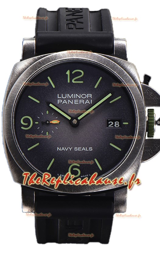 Panerai Luminor Marina PAM1412 Édition Navy Seals Réplique miroir 1:1 44MM