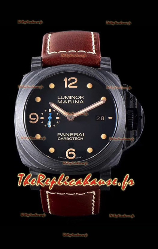 Panerai Luminor Marina PAM661 Carbotech 1:1 Mirror Replica Watch 2020 Version améliorée