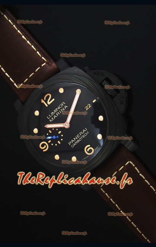Montre Replica Miroir 1:1 Panerai Luminor Marina PAM661 Carbotech