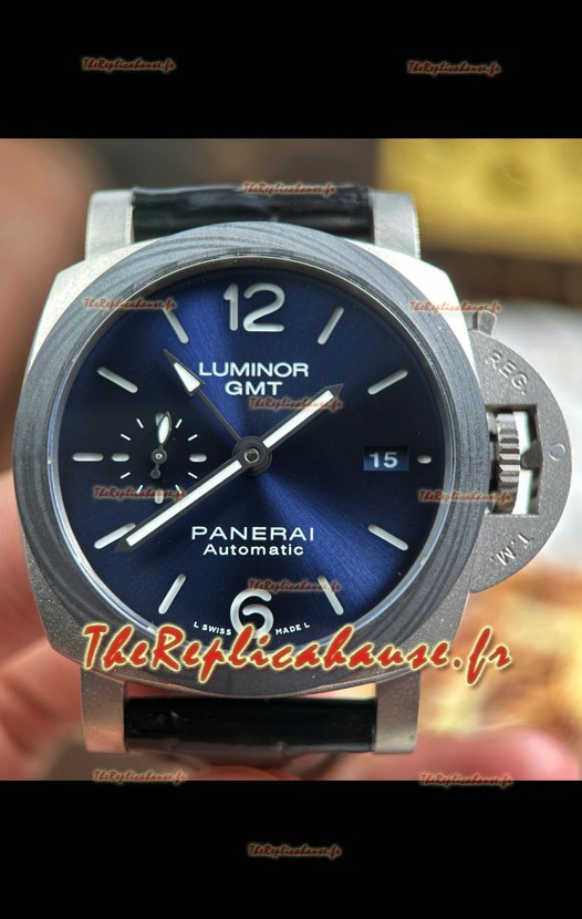 Panerai Luminor Super Clone PAM01279 GMT Edition automatique cadran bleu Réplique de montre 