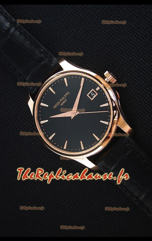 Patek Philippe #Ref 5227 Montre en Or Jaune avec Cadran Noir Montre Réplique Suisse 1:1 