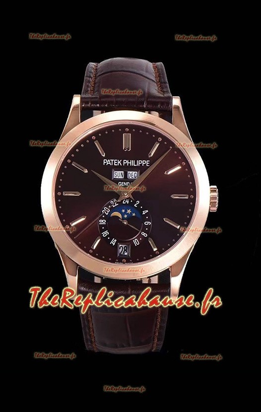Montre Patek Philippe Calendrier Annuel 5396R-012 Complications Réplique Suisse Montre à cadran marron 