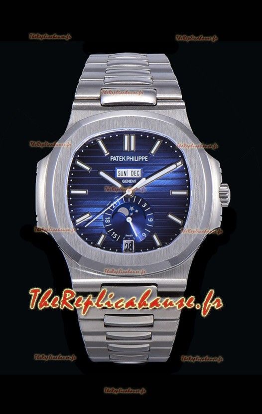 Montre Patek Philippe Nautilus 5726A cadran bleu Réplique 1:1 Version 2022 actualisée