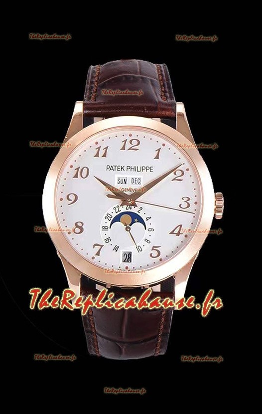 Montre Patek Philippe Calendrier Annuel 5396R-012 Complications Réplique Suisse Montre à cadran blanc