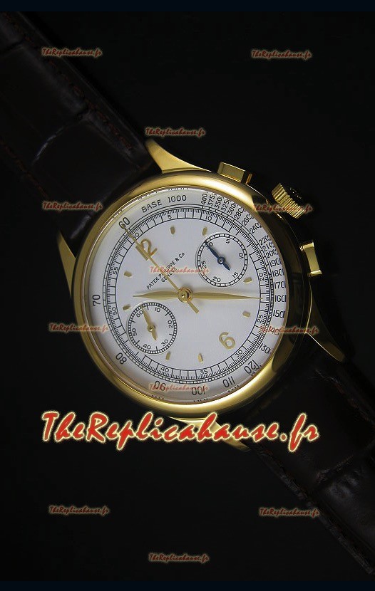Montre Replica Suisse Patek Philippe Complications 5170G en Or Jaune