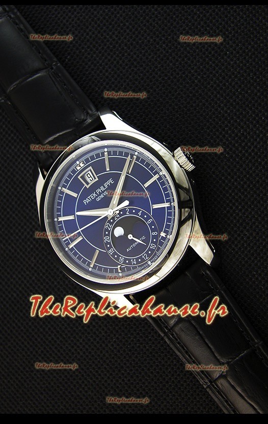 Montre Patek Philippe 5205 G Complications MoonPhase Suisse Répliquée