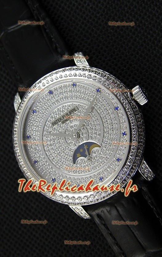 Montre Patek Philippe Complications 4968/G Suisse Boîtier en acier Répliquée 