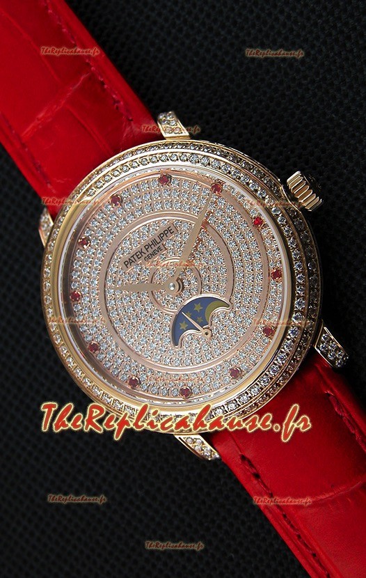 Montre Patek Philippe Complications 4968/R Suisse Boîtier Rose Or Répliquée 