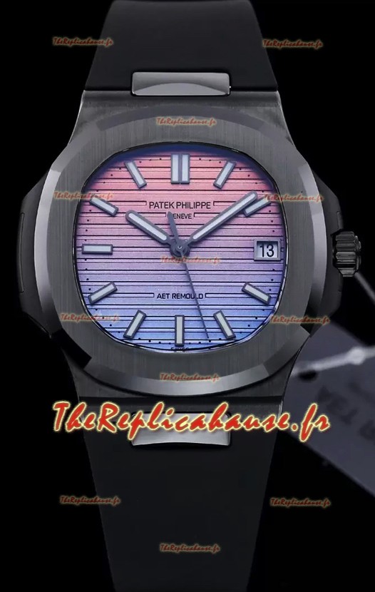 Patek Philippe Nautilus 5711 AET Réplique montre remodelé Noir Edition Suisse