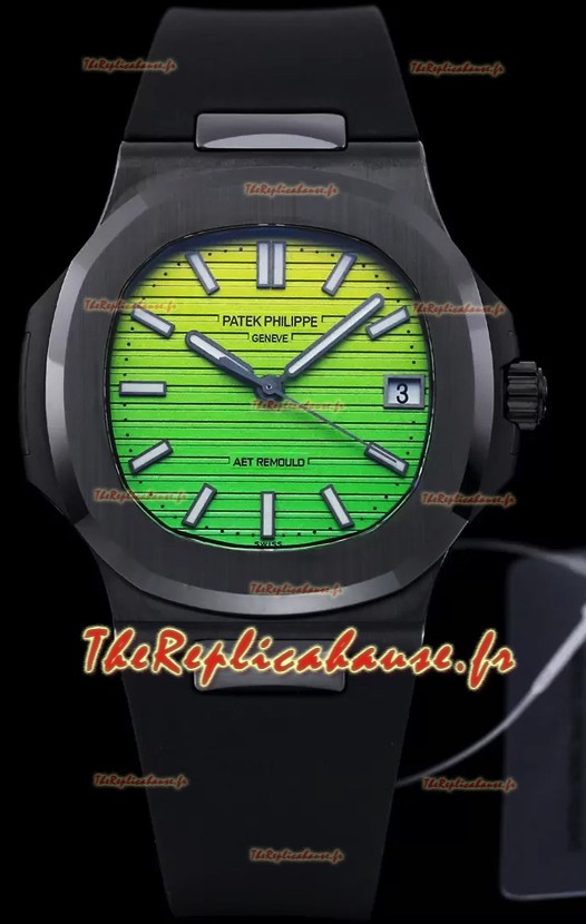Patek Philippe Nautilus 5711 AET Réplique Édition Noire Montre Suisse remodelée