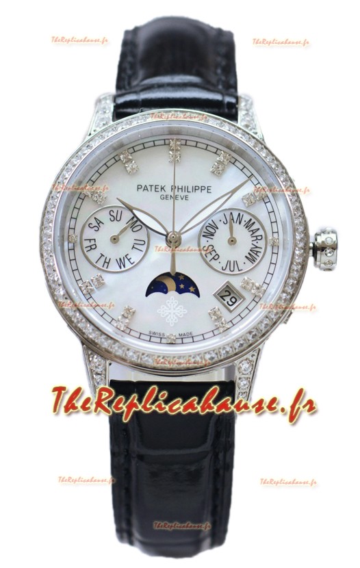 Patek Philippe Grand Complications Ladies First Calendrier Perpétuel Boîtier Acier Réplique Montre Suisse 