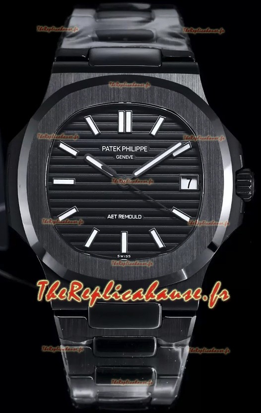 Patek Philippe Nautilus 5711 AET remoulé Edition Céramique Noire Réplique Montre Suisse