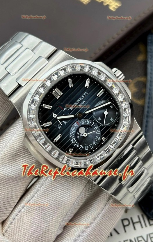 Patek Philippe Nautilus 5712G Réplique Montre suisse 1:1 cadran bleu