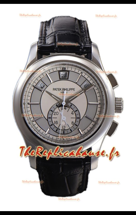 Patek Philippe 5205 Complications Moonphase Cadran blanc Réplique suisse miroir 1:1