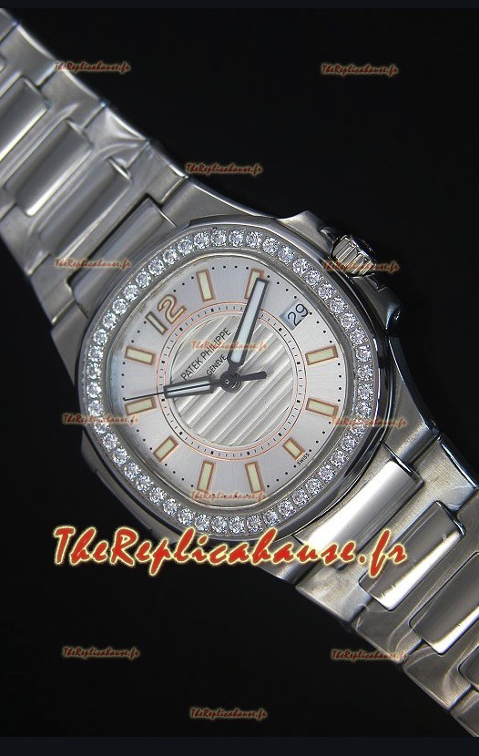 Montre en Acier Inoxydable 36MM Patek Philippe Nautilus Femmes