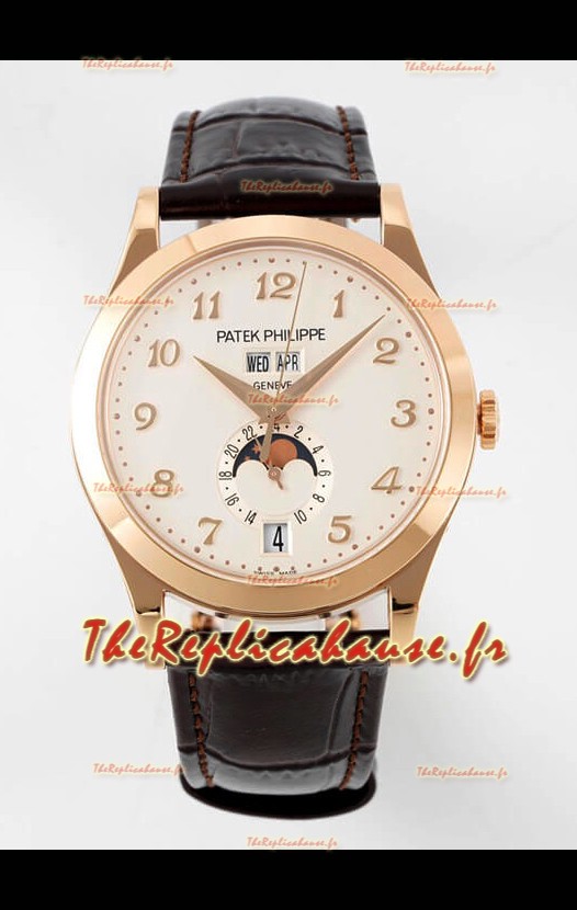 Patek Philippe Annual Calendar 5396R-012 Complications Swiss Replica Watch en cadran blanc