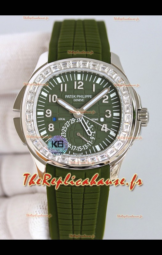 Patek Philippe Super Clone Aquanaut 5164A Montre réplique suisse Cadran vert 