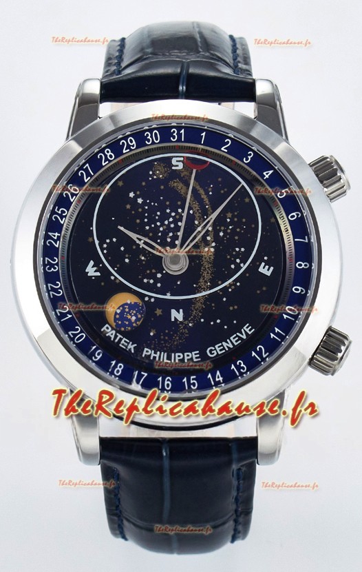 Patek Philippe 6104 Montre Superclone Grandes Complications en acier inoxydable