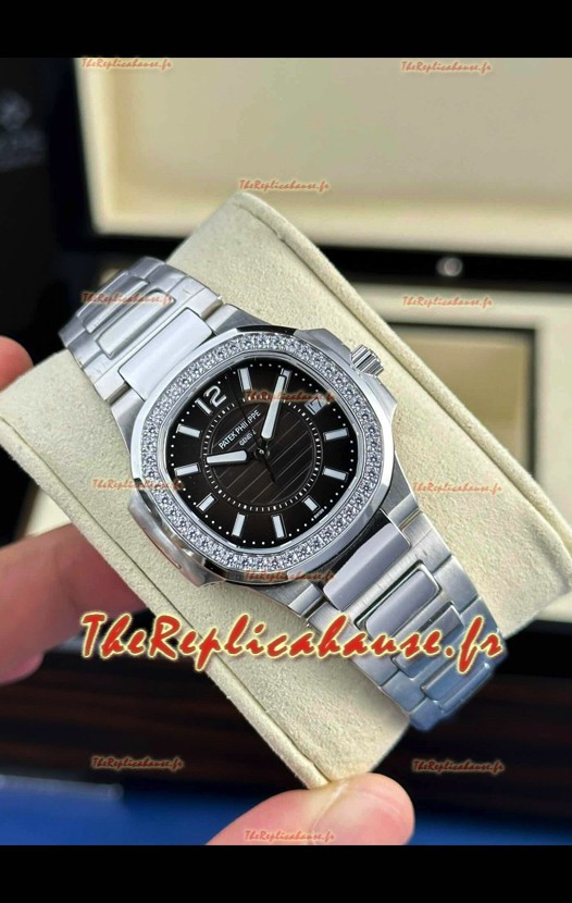 Patek Philippe Nautilus Super Clone 7010 32MM Réplique 1:1 Cadran Noir 