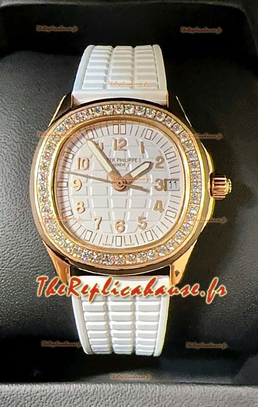 Patek Philippe Superclone Aquanaut 5072R Montre sertie en or rose