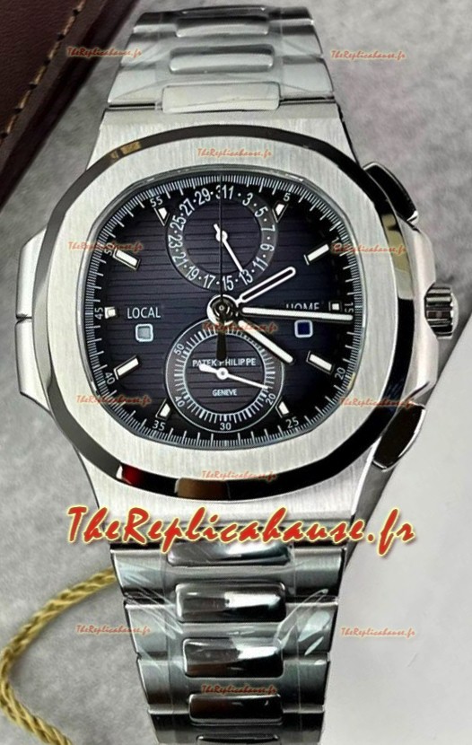 Patek Philippe Nautilus 5990/1A Boîtier acier 904L et cadran noir - Réplique 1:1
