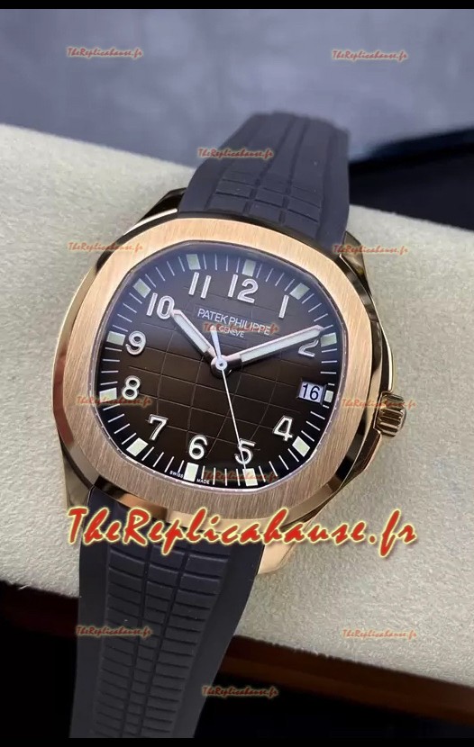 Patek Philippe Aquanaut 5167-001 Réplique Suisse 904L Or Rose - Édition miroir 1:1