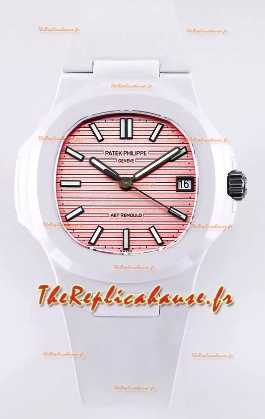 Patek Philippe Nautilus 5711 AET Remould Spiaggia Rosa Edition Réplique Suisse 