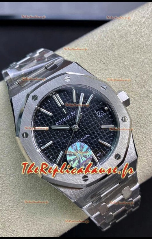 Audemars Piguet Royal Oak 15450 37MM Mouvement suisse Calibre 3120 dans un boîtier en acier 904L Cadran noir 
