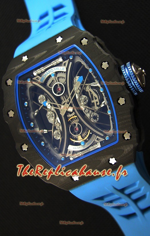 Richard Mille RM53-01 Pablo Mac Donough Boîtier Carbone Montre Réplique Suisse 
