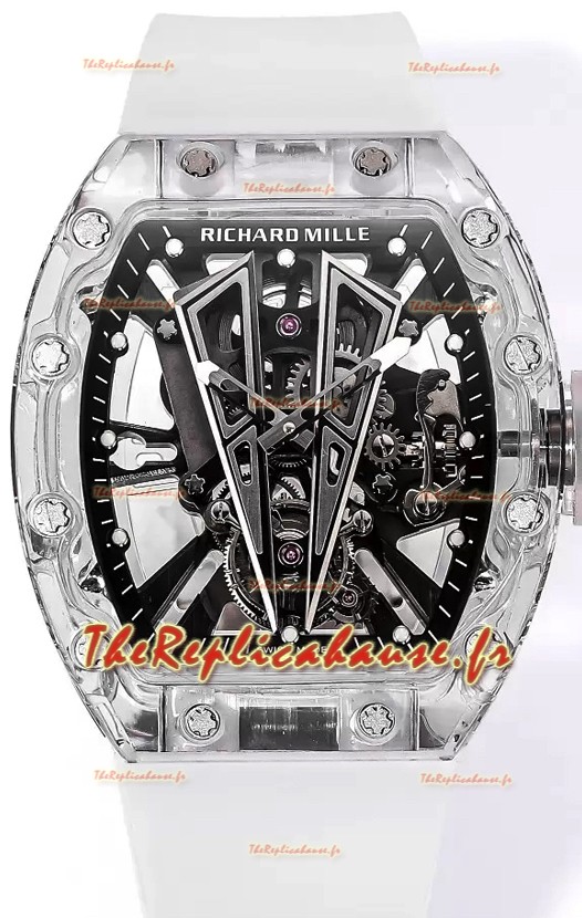 Richard Mille RM27-03 Boîtier saphir avec mouvement tourbillon véritable Réplique ultime 1:1