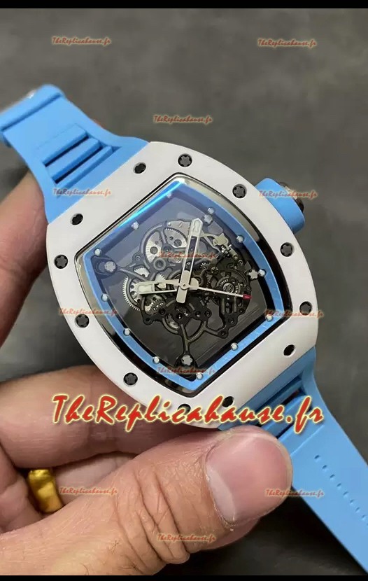 Richard Mille RM055 Boîtier en céramique avec Tourbillon Véritable Montre Super Clone