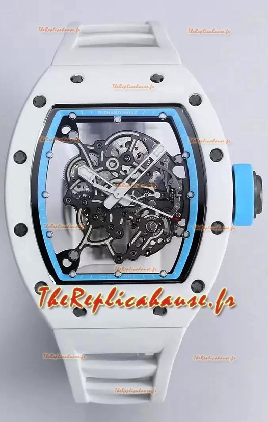 Montre Richard Mille RM055 Céramique avec Tourbillon Authentique Super Clone