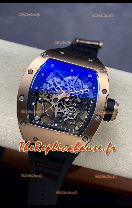 Richard Mille RM035 AMERICAS Boîtier Or Rose Réplique Suisse 1:1 