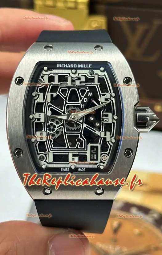 Richard Mille Super Clone RM67-01 Boîtier en titane Réplique suisse 1:1