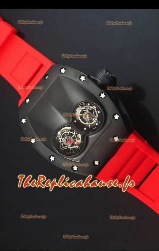 Richard Mille RM053 Tourbillon Pablo Mac Donough Montre Réplique Suisse en Boîtier PVD