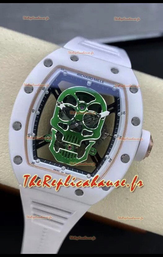Richard Mille RM052-01 Skull Genuine Tourbillon Edition Montre dans un boîtier en céramique
