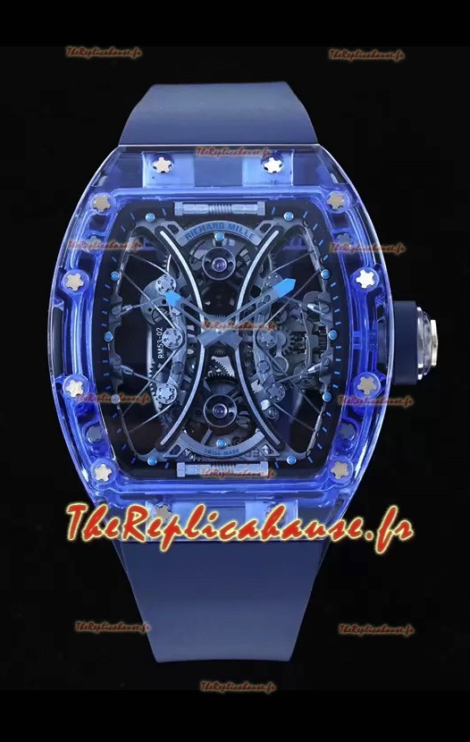 Richard Mille RM53-01 Pablo Mac Donough Boîtier saphir avec mouvement tourbillon original