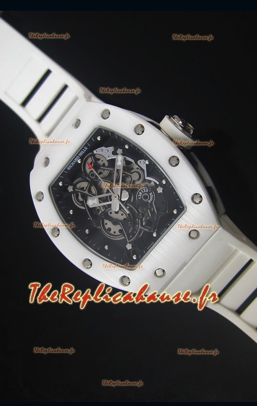Montre RM055 Richard Mille avec Boitier Céramique avec Lunette Intérieure Noire
