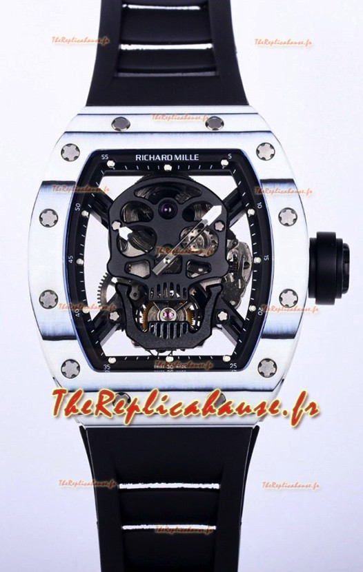 Richard Mille RM052-1 Tourbillon en boîtier carbone NTPT blanc - Qualité miroir 1:1