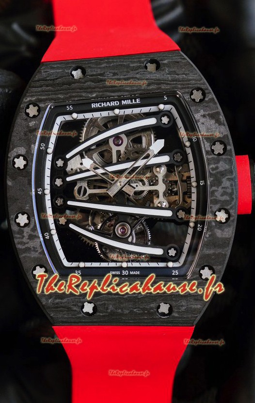 Richard Mille RM59-01 Mouvement Tourbillon Véritable en Boîtier Carbone NTPT Noir