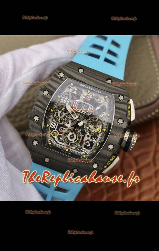 Richard Mille RM11-03 Boîtier en carbone forgé Réplique Montres Suisse Qualité Miroir 1:1
