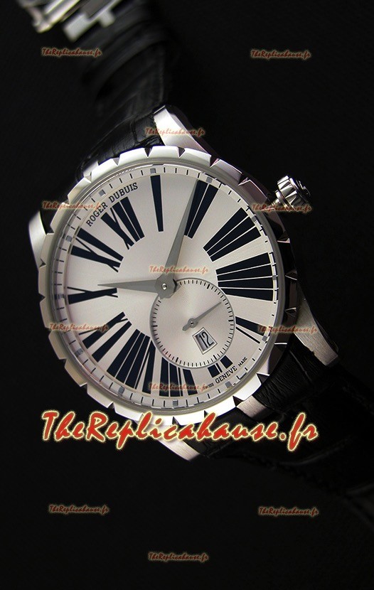Montre Roger Dubuis Excalibur RDDBEX0460 Suisse avec Etui en acier Blanc Répliqué 