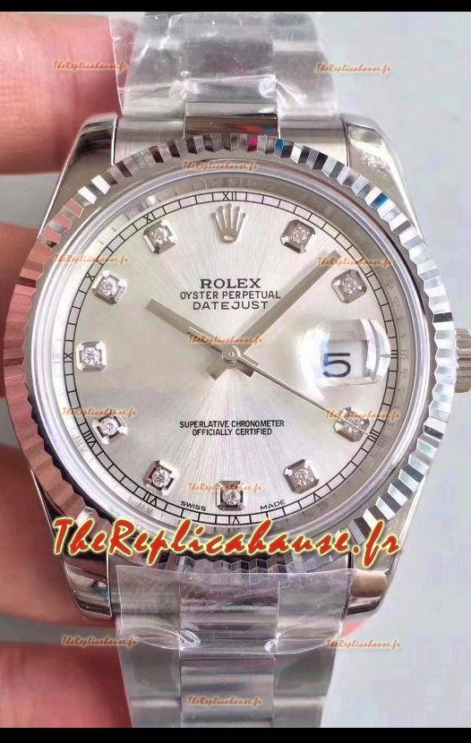 Montre Rolex Datejust 41MM Mouvement Cal.3135 Réplique Suisse en acier 904L / Cadran acier